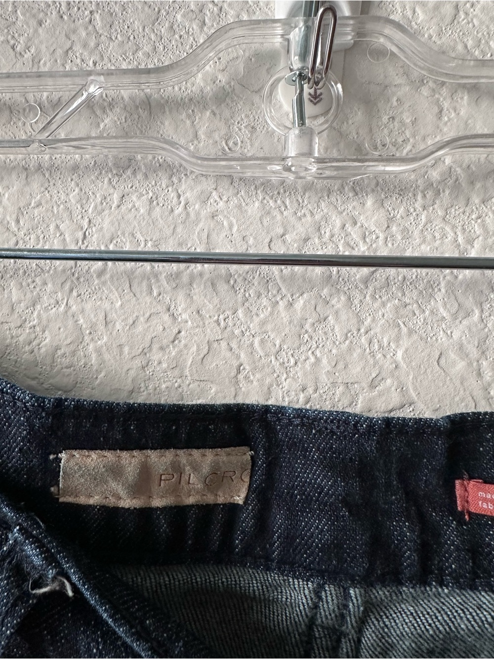 Pilcro Dark Indigo Wide Leg Jeans - Picture 3 of 6